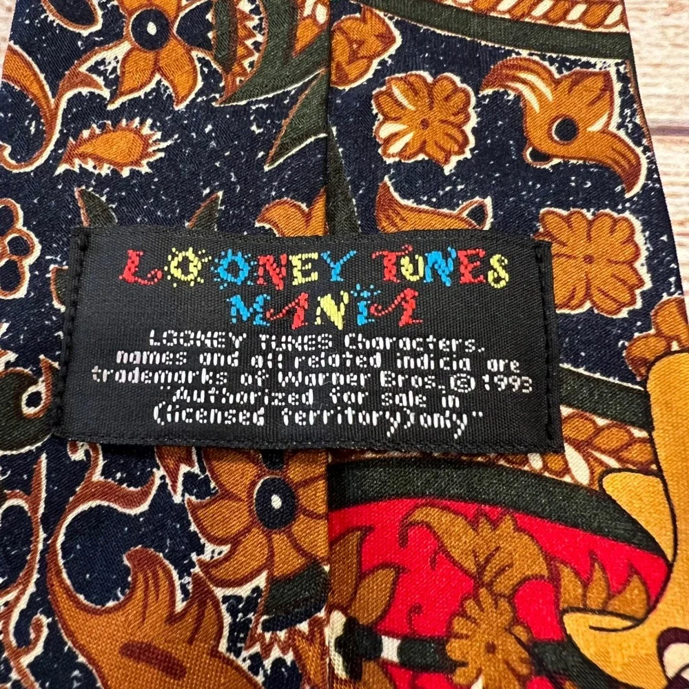 Vintage 90s Looney Tunes Bugs Bunny ‎ Marvin The Martian Neck Tie Lot Set